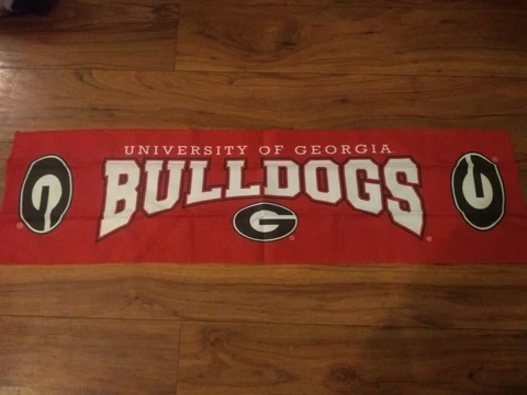 University Of Georgia Bulldogs NCAA College Cooling Towel 8" x 30" NEW Cover