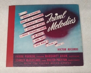 FRIML MELODIES Vol. 1 1941 Victor records P-58 Set Of 3 78 RPM *Buy 2 Get 1 Free - Picture 1 of 10