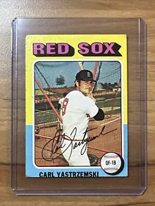 Carl Yastrzemski 1975 Topps Mini #280 Boston Red Sox - Picture 1 of 2