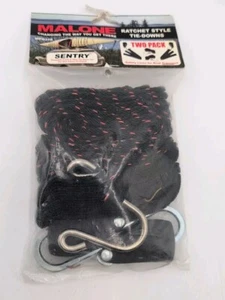 New Malone MPG316 Sentry Canoe Kayak Ratchet Tie Down Strap System Two Pack - Picture 1 of 4
