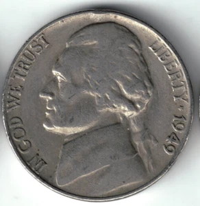 USA - 1949P - Jefferson - 1st portrait - Low Mintage, No Mint Mark - #19656 - Picture 1 of 2