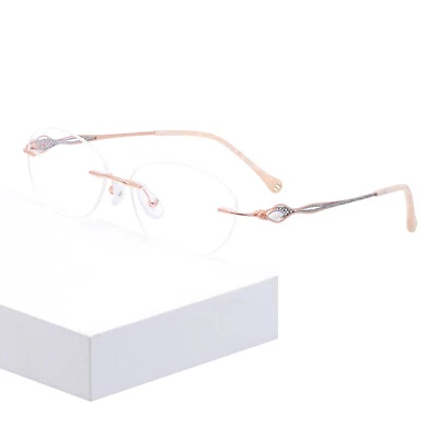 Модные классические женские титановые оправы для очков без оправы оптические очки RX Able - Изображение 1 из 4