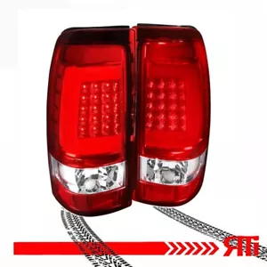 For 99-02 Chevy Silverado 99-06 Sierra Single Crew Truck LED Taillights Red G2 - Picture 1 of 5