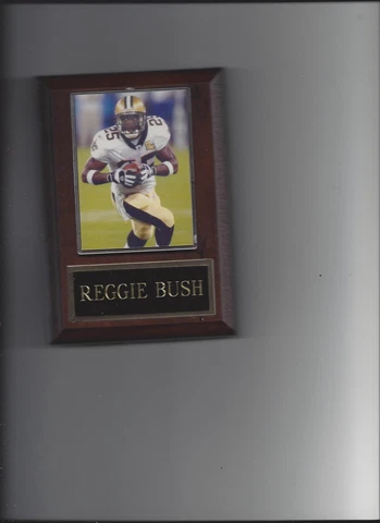 REGGIE BUSH PLAQUE NEW ORLEANS SAINTS FOOTBALL NFL Cover