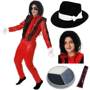 BOYS DEAD JACKO ZOMBIE COSTUME KIDS HALLOWEEN FANCY DRESS COSTUME CHILDS POPSTAR - Picture 1 of 8
