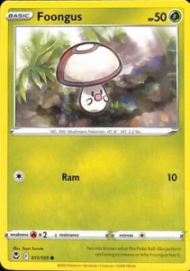 Foongus 011/195 Common Silver Tempest Pokemon TCG - Picture 1 of 2