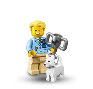 Lego Series 16 Dog Show Winner Minifigure with Scottie Dog and Trophy - Picture 1 of 1