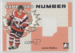 2006-07 ITG Heroes and Prospects Game-Used Number Jamie McGinn #GUN-31