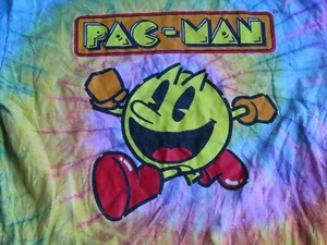PAC-MAN Video Game (LG) Tie-Dye T-Shirt - Picture 1 of 2