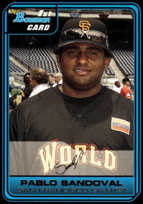 Bowman Draft Picks & Prospects 2006 #FG6 Pablo Sandoval Futures Game Prospects Foto 1 de 2