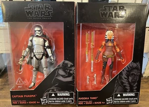 Star Wars Black Series 3.75" Walmart Exclusive Ahsoka Tano & Captain Phasma Lot - Picture 1 of 2