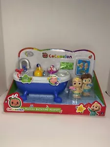 Cocomelon Musical BathTime Playset JJ And TomTom Figures Plays Bath Song New - Picture 1 of 5