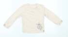 Mothercare Girls Pink Cotton Basic T-Shirt Size 4-5 Years Round Neck