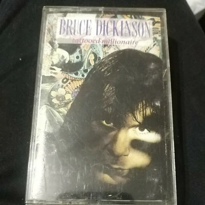 Tattooed Millionaire-cassette-Bruce Dickinson (Iron Maiden)-Columbia-CT46139 Foto 1 de 4