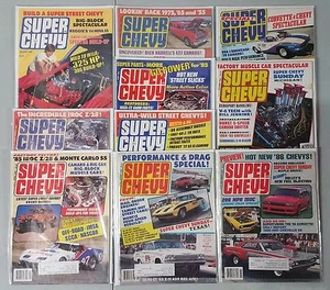 Super Chevy Magazine 1985  Near Complete Year 10 Issues - Great For Restorations - Imagen 1 de 1