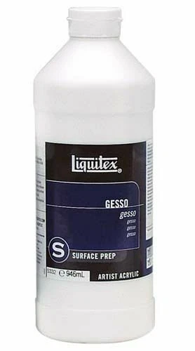 Reeves Liquitex Acrylic Gesso Surface Prep White 8oz G5308