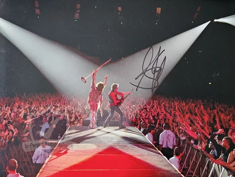 Steven Tyler AEROSMITH Signed 16x12 Photo OnlineCOA AFTAL Cover