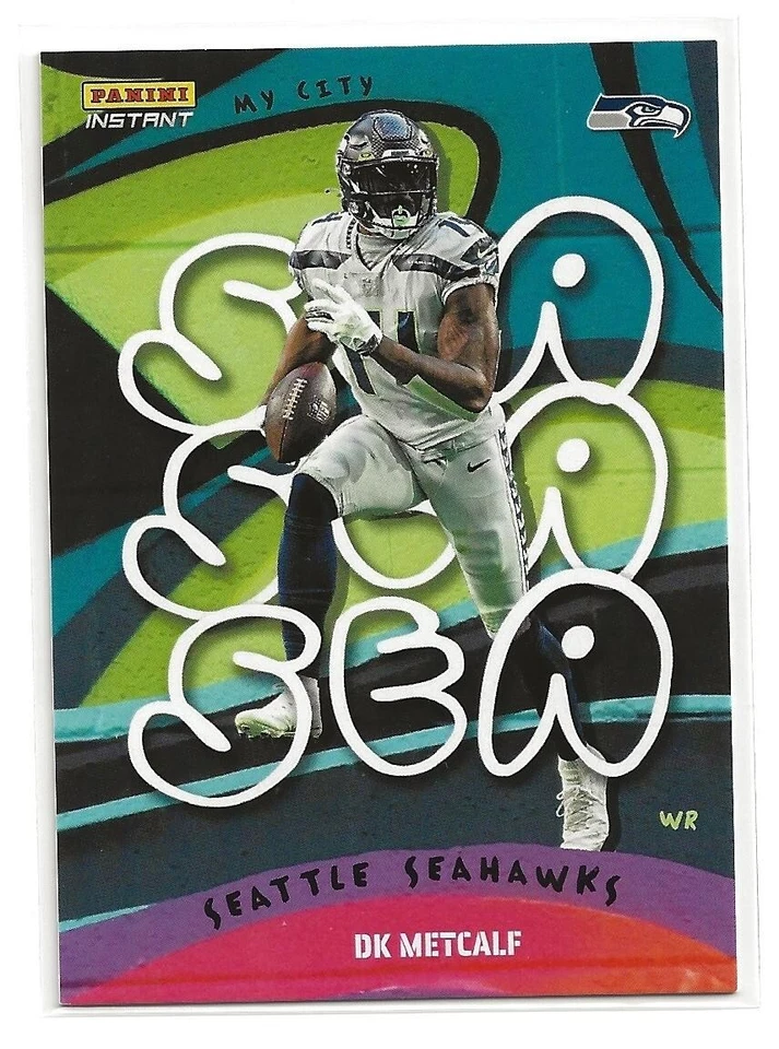2022 Panini Instant DK Metcalf My City Limited Print Card /1860 - Image 1 of 2