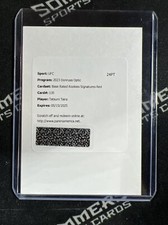 2023 Panini Donruss Optic UFC Tatsuro Taira Rated Rookie Signatures Red #135