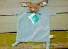 Easter Bunny Rabbit Security Blanket Lovey blue Baby Shower Newborn Gift Rattle