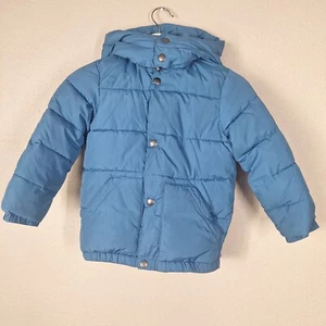 Kids Puffer Jacket Blue GAP Size XS - Picture 1 of 11