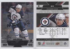 2012-13 Upper Deck Black Diamond Single Diamond Evander Kane #89