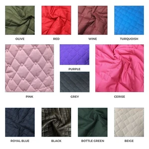 QUILTED FABRIC Breathable Waterproof Micro Fibre Soft Jackets Pet Clothing Dress - Picture 1 of 56