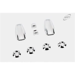 For Kia Sorento 2003-2005 Chrome Exterior Trim Set Washer Jet & Indicator Cover - Picture 1 of 6