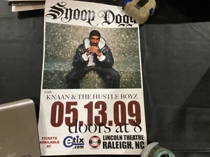 SNOOP DOGG 2009 Raleigh, NC CONCERT TOUR POSTER - Picture 1 of 2