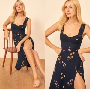 REFORMATION - 248 $ "FULTON" MIDIKLEID IN PRINCESS MARGARET (1X GETRAGEN!) 2 - Bild 1 von 22