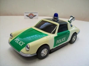 Porsche 911 Targa "POLICÍA", 1970, blanco/verde, radiocoche, Hong Kong aprox. 1:22 - Imagen 1 de 6