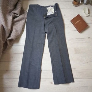 Pantalone elegante uomo Lands’ End – taglia 34R, misto lana grigio, made in USA - Foto 1 di 6