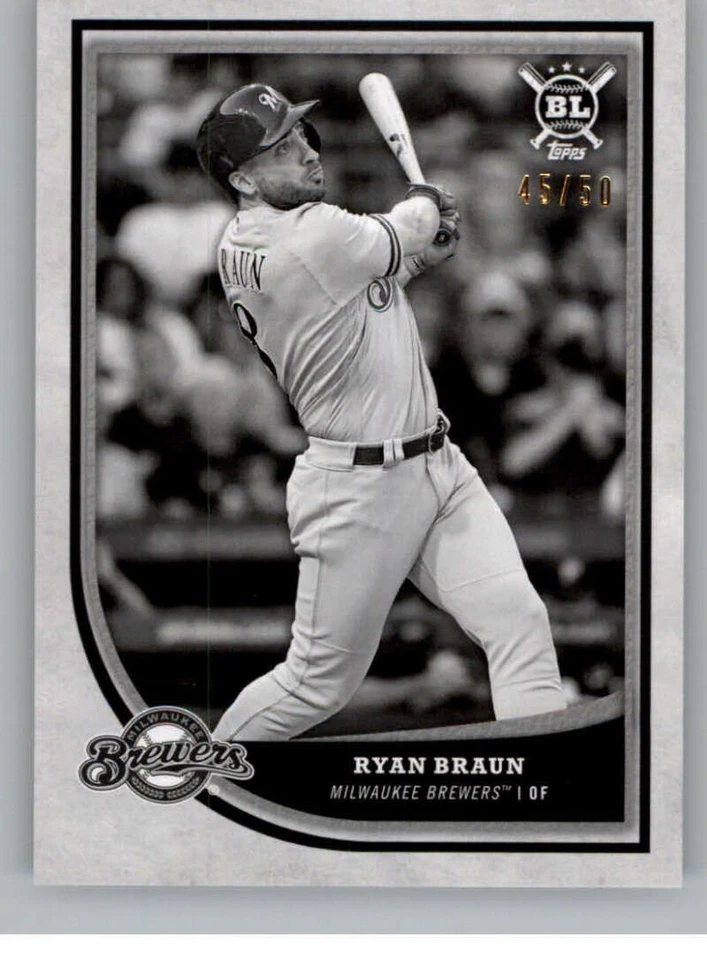 2018 Topps Big League Baseball Black and White Parallel Pick From List 1-200 - Image 1 of 1