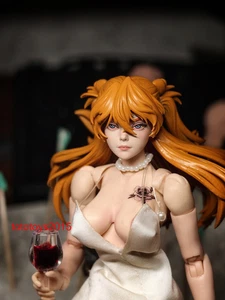 1:12 1:18 Anime Guerriero Bellezza Ragazza Testa Scultura per Corpo Figura Femminile 6" 3,75" - Foto 1 di 7