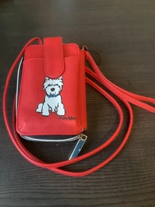 Neu Marc Tetro Westie Terrier Hund Tier Umhängetasche Handy Geldbörse Tasche Etui - Bild 1 von 5