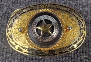 Texas Gürtelschnalle Lone Star State Metall ZB-003 - Bild 1 von 9