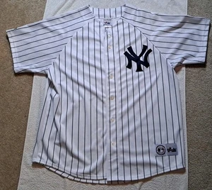 Camiseta majestuosa para hombre David Wells New York Yankees MLB a rayas XL  - Imagen 1 de 10