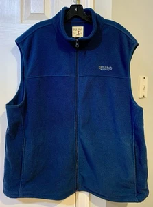 Chaleco polar Red Head Brand Co. azul cremallera completa cuello sin mangas talla 2XL - Imagen 1 de 6