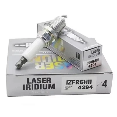 4 x Genuine NGK IZFR6H11 Iridium Spark Plugs Fits BMW 12122158252  Stock No.4294 - Image 1 of 2