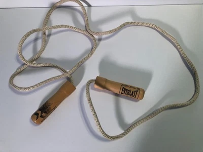 Cuerda de saltar con mango de madera Everlast de los Juegos Olímpicos 1984 modelo 4494 8 pies vintage Foto 1 de 4