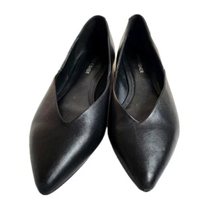 Marc Fisher Damen spitz zulaufender Schuh Größe 7,5 M schwarz Leder flache Slipper flache Schuhe - Bild 1 von 8