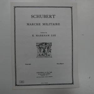 piano SCHUBERT Marche Militaire - Picture 1 of 2