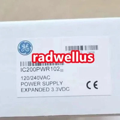 New Factory Sealed GE IC200PWR102 Fanuc Power Supply Module IC200PWR102 - Image 1 of 3