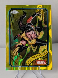 2025 Topps Chrome Marvel #64 Lady Deathstrike Yellow Lava - Bild 1 von 2