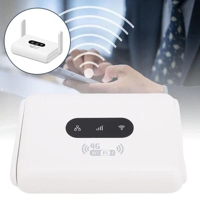 4G LTE WLAN Router Wireless WiFi6 300 Mbit/s CPE Router mit SIM Kartensteckplatz - Bild 1 von 4