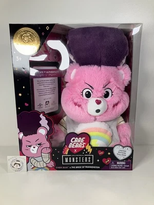CLOUDCO Care Bears X Universal Monsters Cheer Bear The Bride of Frankenstein LE 2500 New