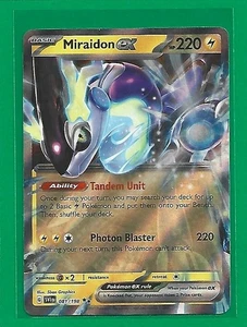 Pokémon TCG Scarlet & Violet Miraidon ex #81/198 Double Rare - Picture 1 of 2