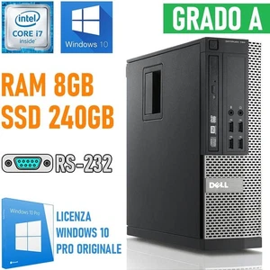 Desktop Computer PC Dell OptiPlex 790 SFF I7 2600 8GB 240GB SSD RS232 Win 10 - Picture 1 of 3