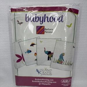 Babyhood Batik Stoff Elefant Quilt Kit 3 zusätzliche Muster enthalten * lesen - Bild 1 von 5