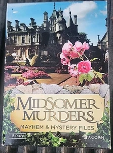 Midsomer Murders: Mayhem & Mystery Files (15 DVD Discs 2013) British Series 25H - Picture 1 of 3
